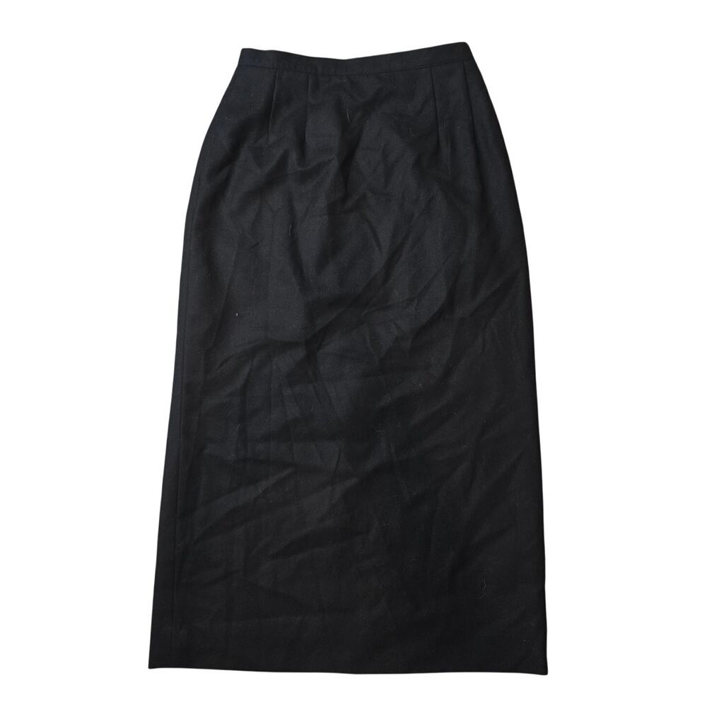 Vintage Christian Dior Career II pure worsted wool pencil skirt size 8 NWT